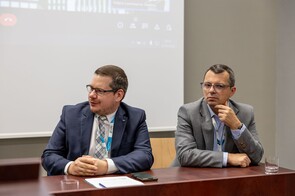 dr Marcin Baron z prelegentem
