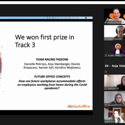 Sukces naszych studentów na międzynarodowym Hackathon