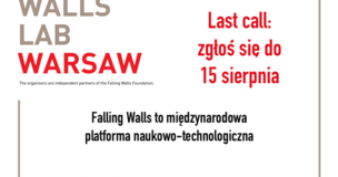 Falling Walls Lab Warsaw 2022 - last call post