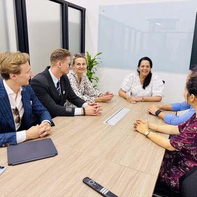 zdjęcie wykonane podczas wizyty kadru UE w Kolumbii