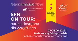 Plakat z informacjami o wydarzeniu oraz logo organizatorów