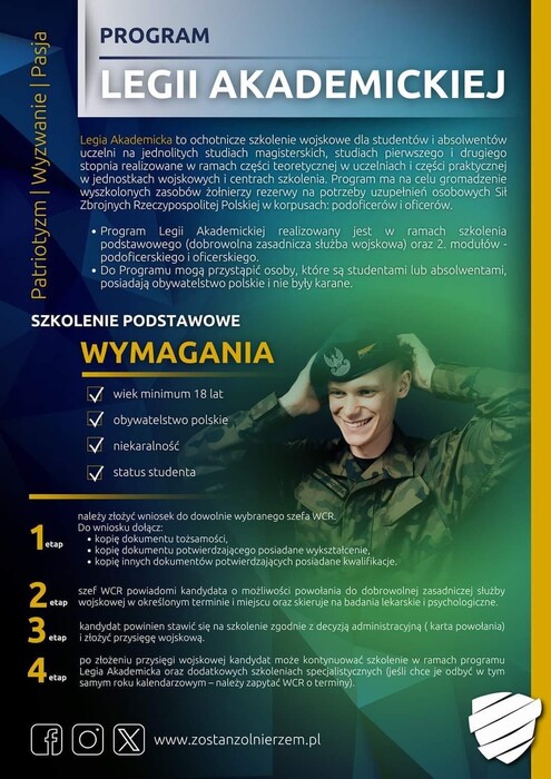 plakat informacyjny; treść w newsie oraz w linku