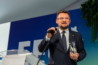 zdjęcie wykonane podczas wręczania nagród