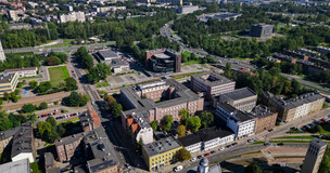 our campus in summer