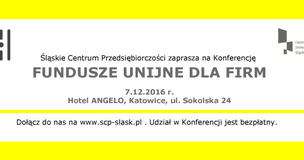 Fundusze Unijne dla Firm - konferencja