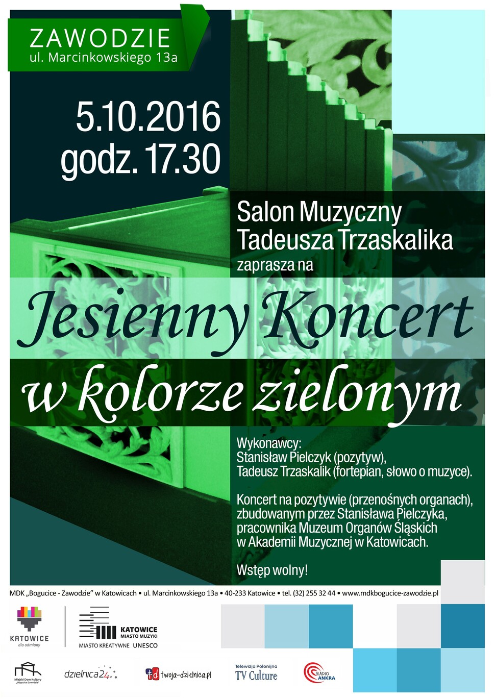 Zapraszamy na "Jesienny Koncert w kolorze zielonym"