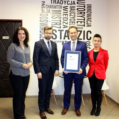 Podpisanie umowy z IV LO im. Staszica w Sosnowcu