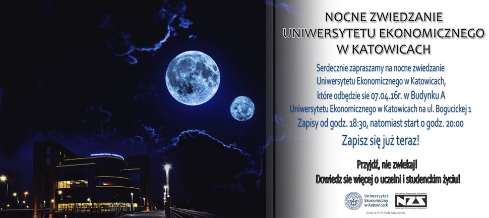 Nocne zwiedzanie uczelni