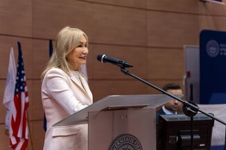 Her Magnificence Rector Prof. Celina M. Olszak, Ph.D., D.Sc.