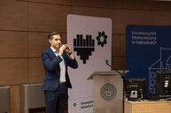 przedstawiciel Parlamentu Studenckiego UE Katowice