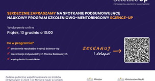 grafika promująca wydarzenie, treść w newsie