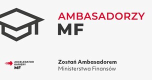 Obrazek przedstawia plakat zapraszający do zostania ambasadorem MF