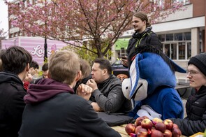 Studenci podczas wydarzenia