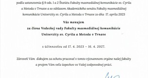 decyzja o mianowaniu w j. słowackim