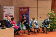 zdjęcie podczas wydarzenia "Dialog z przyszłością: Człowiek a sztuczna inteligencja"