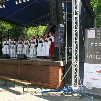 Występ Zespołu Pieśni i Tańca "Silesianie" na Giszowcu