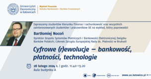 zdjęcie gościa oraz informacje zawarte w newsie dot. wykladu