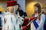 studenci podczas ślubowania