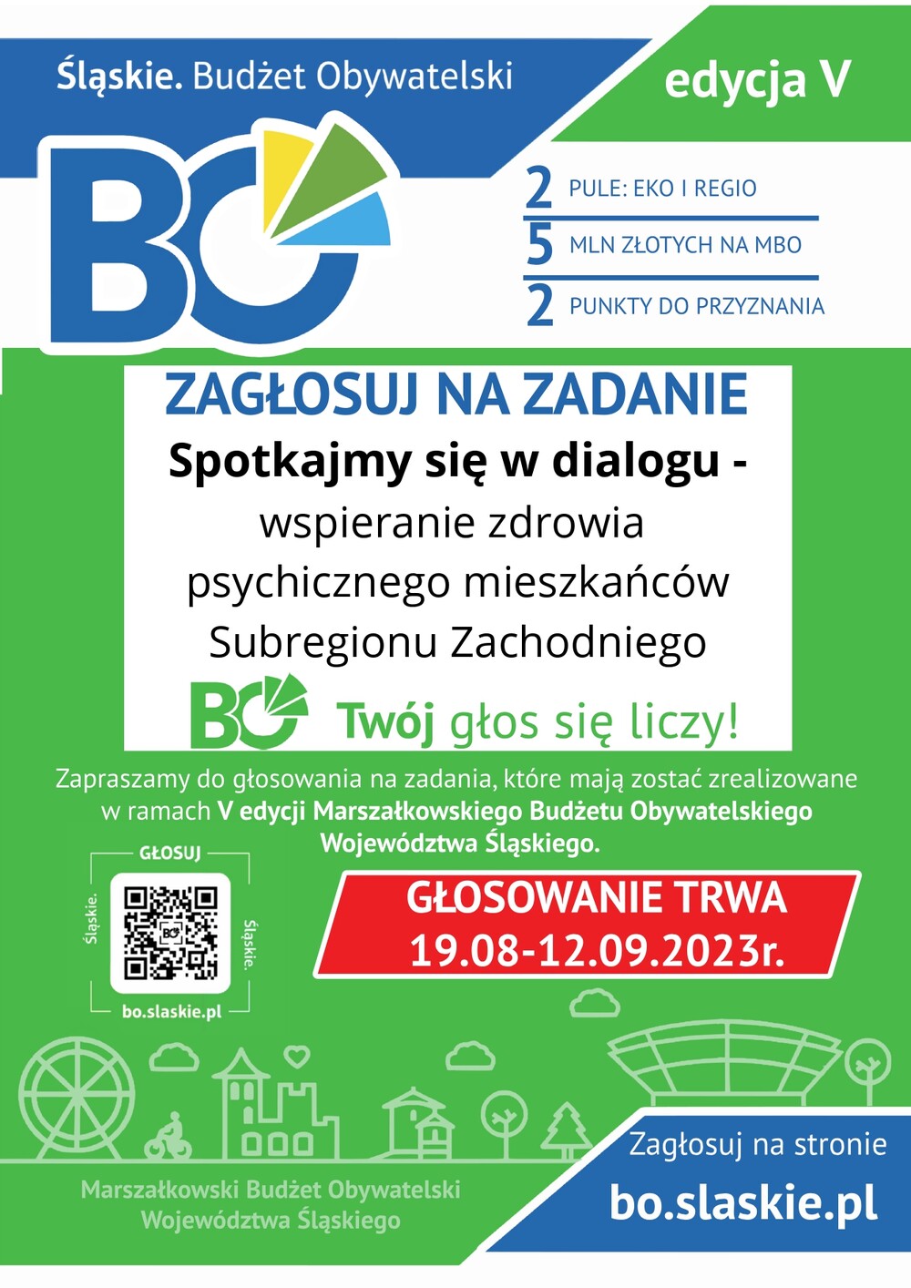 plakat promujący głosowanie