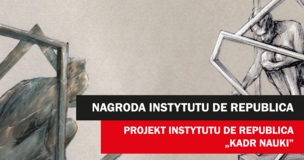 rysunki z napisem nagroda i projekt instytut de republica