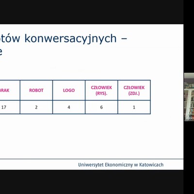 zrzut ekranu z konferencji