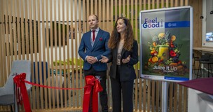 Dyrektor NAWA dr Dawid Kostecki oraz Dyrektor Internacjonalizacji Edyta Lachowicz Santos