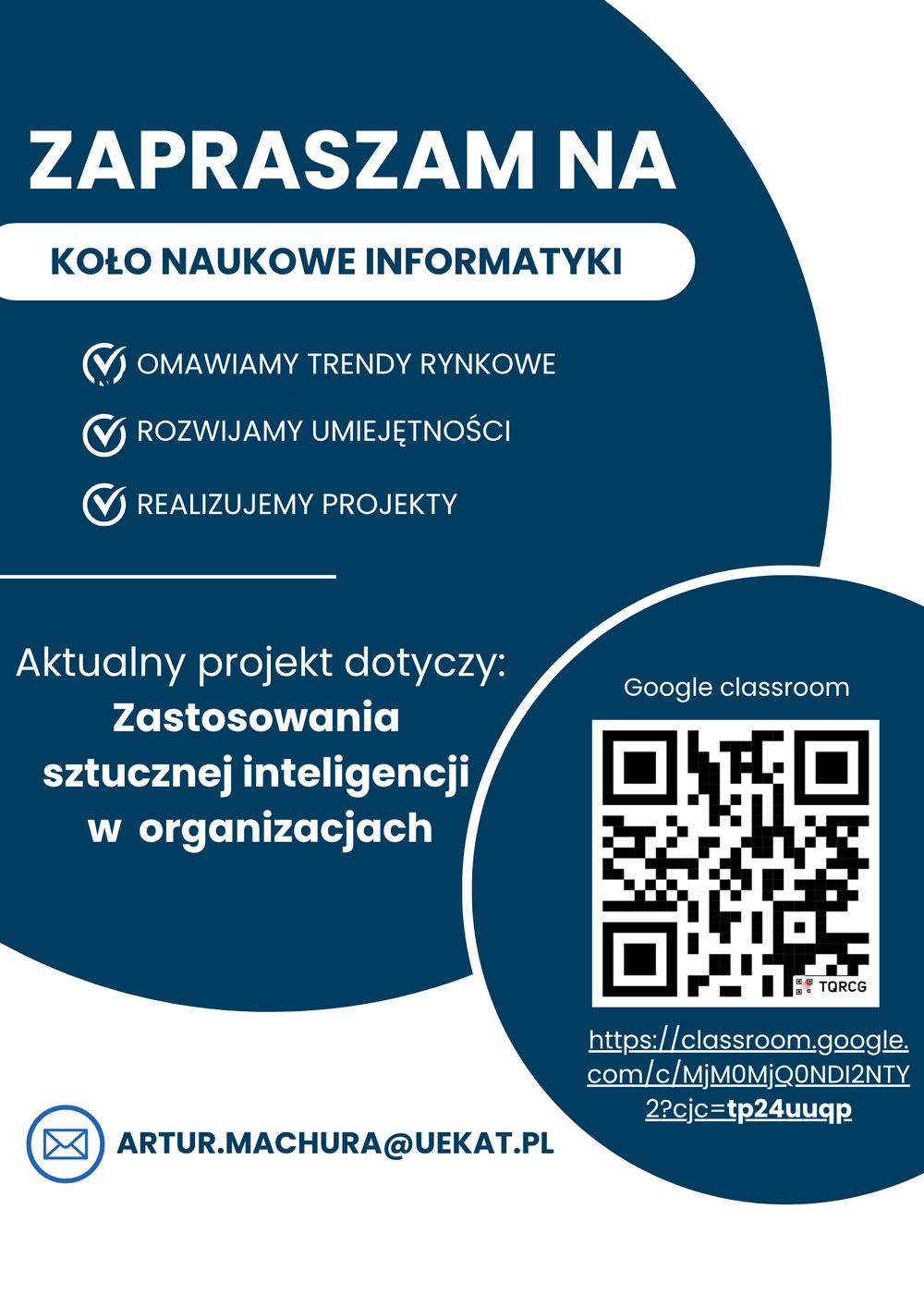 plakat promocyjny treść w newsie