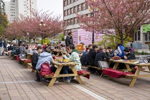Studenci podczas wydarzenia