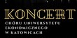 Obrazek przedstawia plakat zapraszający na koncert Chóru UE