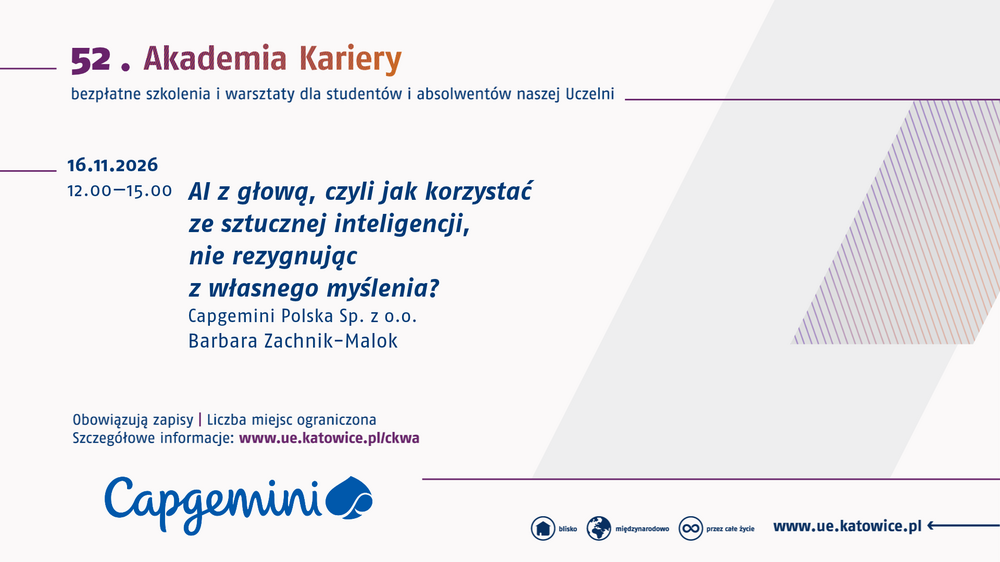 plakat promujący wydarzenie