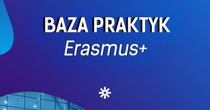 grafika z napisem Baza Praktyk Erasmus+