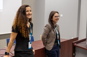 Edyta Lachowicz Santos oraz dr Krystyna Mitręga Niestrój