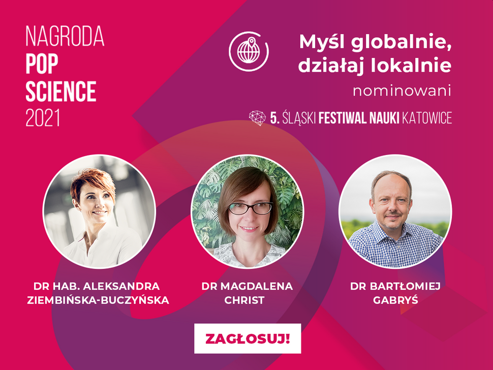 Głosuj na naszego naukowca - trwa plebiscyt Pop Science, źródło: slaskifestiwalnauki.pl