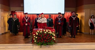 On the photo we can see authorities of our Univeristy