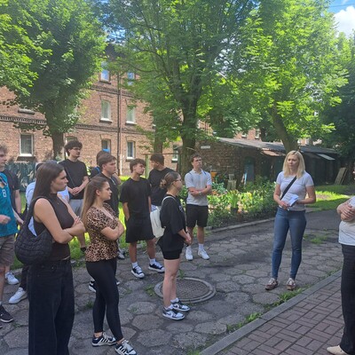 Studenci w czasie wizyty