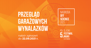 Obrazek przedstawia plakat konkursu OFF SCIENCE