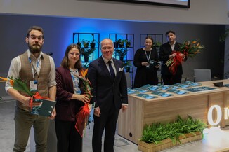 Marcin Pałys, Wiktoria Gałecka, Prorektor ds. Kształcenia i Współpracy Międzynarodowej prof. dr hab. Wojciech Dyduch