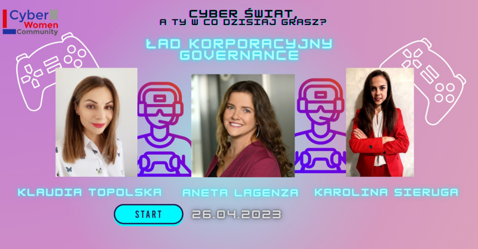 Grafika przedstawia prelegentów wydarzenia, datę oraz tematykę spotkania 