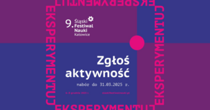 Grafika promująca z logo ŚFB; - Zgłoś aktywność, nabór do 31.03.2025