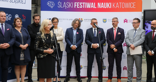 JM Rektor na konferencji prasowej Nocy Naukowców i Śląskiego Festiwalu Nauki - rotator