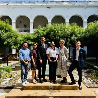 zdjęcie wykonane podczas wizyty kadru UE w Kolumbii