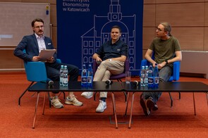 dr Łukasz Szewczyk, mgr Kacper Zagała oraz Benedykt Kozicki