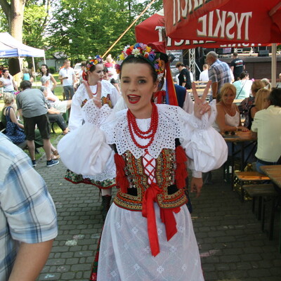 Występ Zespołu Pieśni i Tańca "Silesianie" na Giszowcu