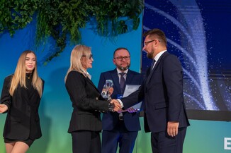 zdjęcie wykonane podczas wręczania nagród