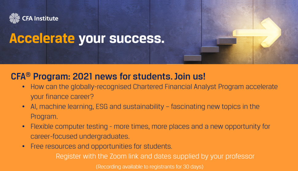 Picture shows an information poster about the program.
