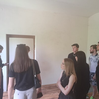 Studenci w czasie wizyty