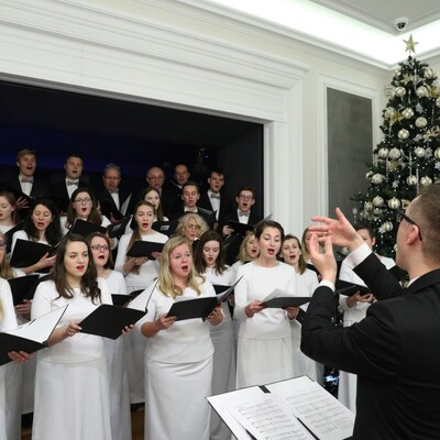 Spotkanie opłatkowe w Pałacu Prezydenckim z udziałem naszego Rektora