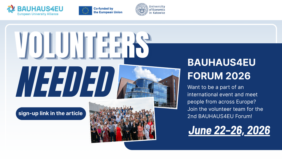 Join Us as a Volunteer at the 2nd BAUHAUS4EU Forum!