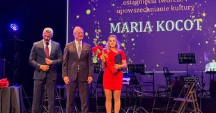 zdjęcie z odbioru nagrody