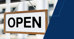 grafika ozdobna - zawieszka open
